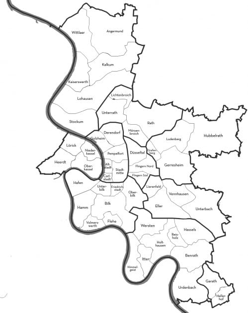 Bezirke Düsseldorf