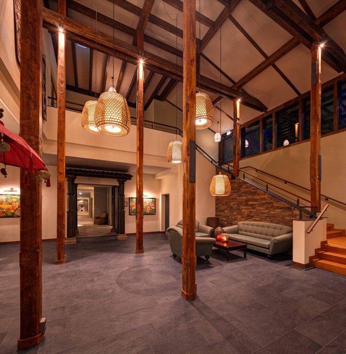 Eingangsbereich vabali spa Düsseldorf