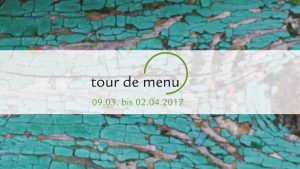 tour de menu