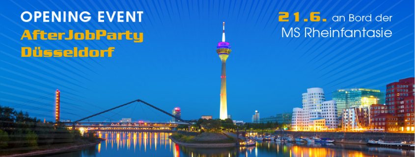 AfterJobParty Düsseldorf 21.06.2018 an Bord der MS RheinFantasie