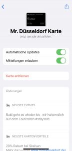 Wallet Mr. Düsseldorf Karte Back 1