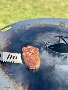 Wagyu Rumpsteak auf dem Grill | Wagyu Sauerland Podcast | rheingeredet | Mr. Düsseldorf