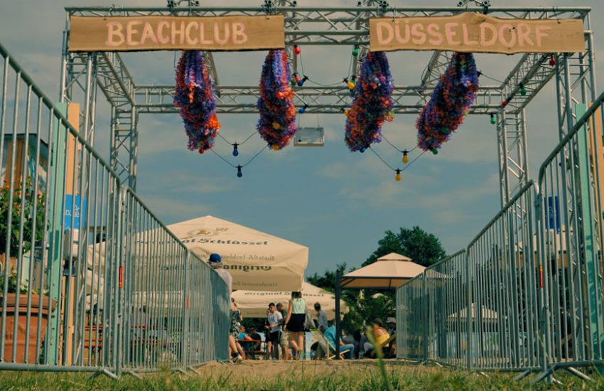 Beachclub am Medienhafen | Heimaturlaub – Top 10 Sonnenplätze in Düsseldorf | Topliste | Foto: Beachclub am Medienhafen