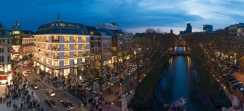 Königsallee | Top Weihnachtsmärkte in Düsseldorf | Mr. Düsseldorf | Foto: Düsseldorf Tourismus GmbH – Andreas Jung