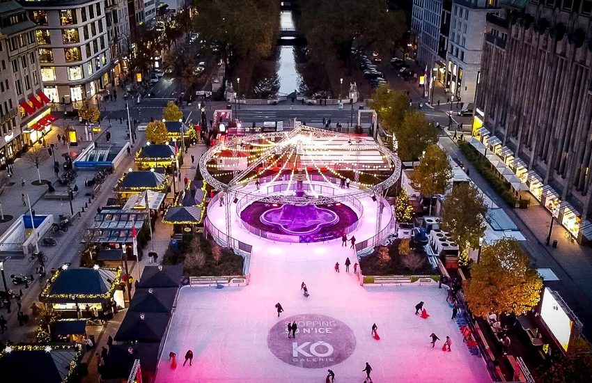 Winterland Kö on Ice | Top Weihnachtsmärkte in Düsseldorf | Mr. Düsseldorf | Foto: DEG Winterwelt