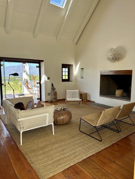 Our Fynbos private cottage - living