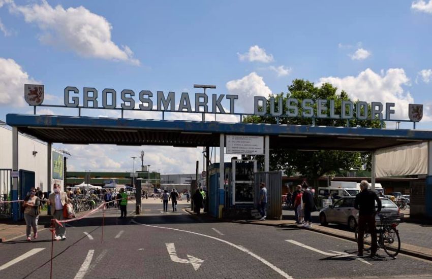 Blumengroßmarkt | FIFA WM 2026 – Top Orte für Public Viewing in Düsseldorf | Mr. Düsseldorf | Topliste | Foto: Radschlägermarkt Düsseldorf Blumengroßmarkt | FIFA WM 2026 – Top Orte für Public Viewing in Düsseldorf | Mr. Düsseldorf | Topliste | Foto: Radschlägermarkt Düsseldorf