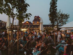 Foto von der Außenanlage des Böhler Parks