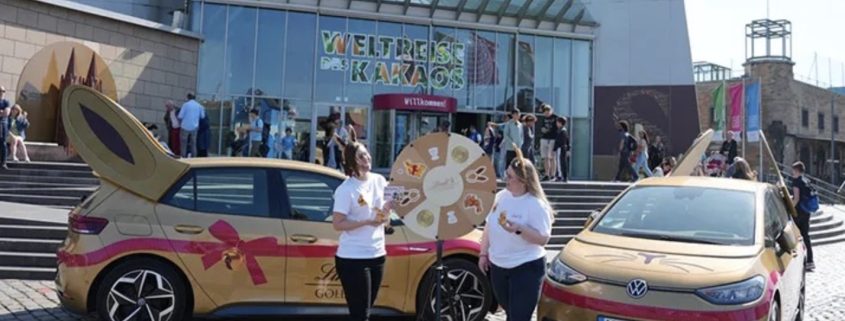 Goldhase On Tour | Mr. Düsseldorf | Düsseldates | Foto: Lindt