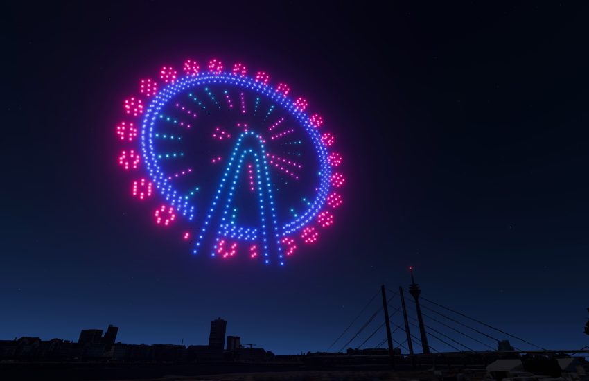 Drohnenshow | Rheinkirmes Düsseldorf - die besten Tipps | Mr. Düsseldorf | Topliste | Foto: AO Creative