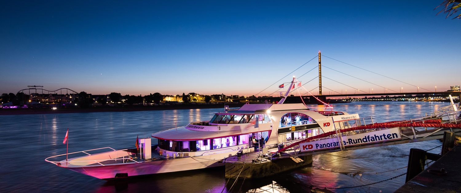 Rheinpoesie KD Eventschiffe Düsseldorf | Lieblingsladen | Mr. Düsseldorf | Foto: KD