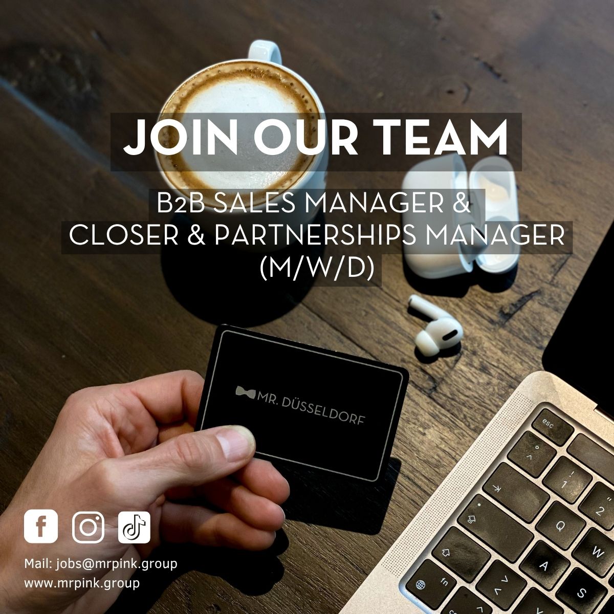 B2B Sales Manager & Closer & Partnerships Manager (mwd)