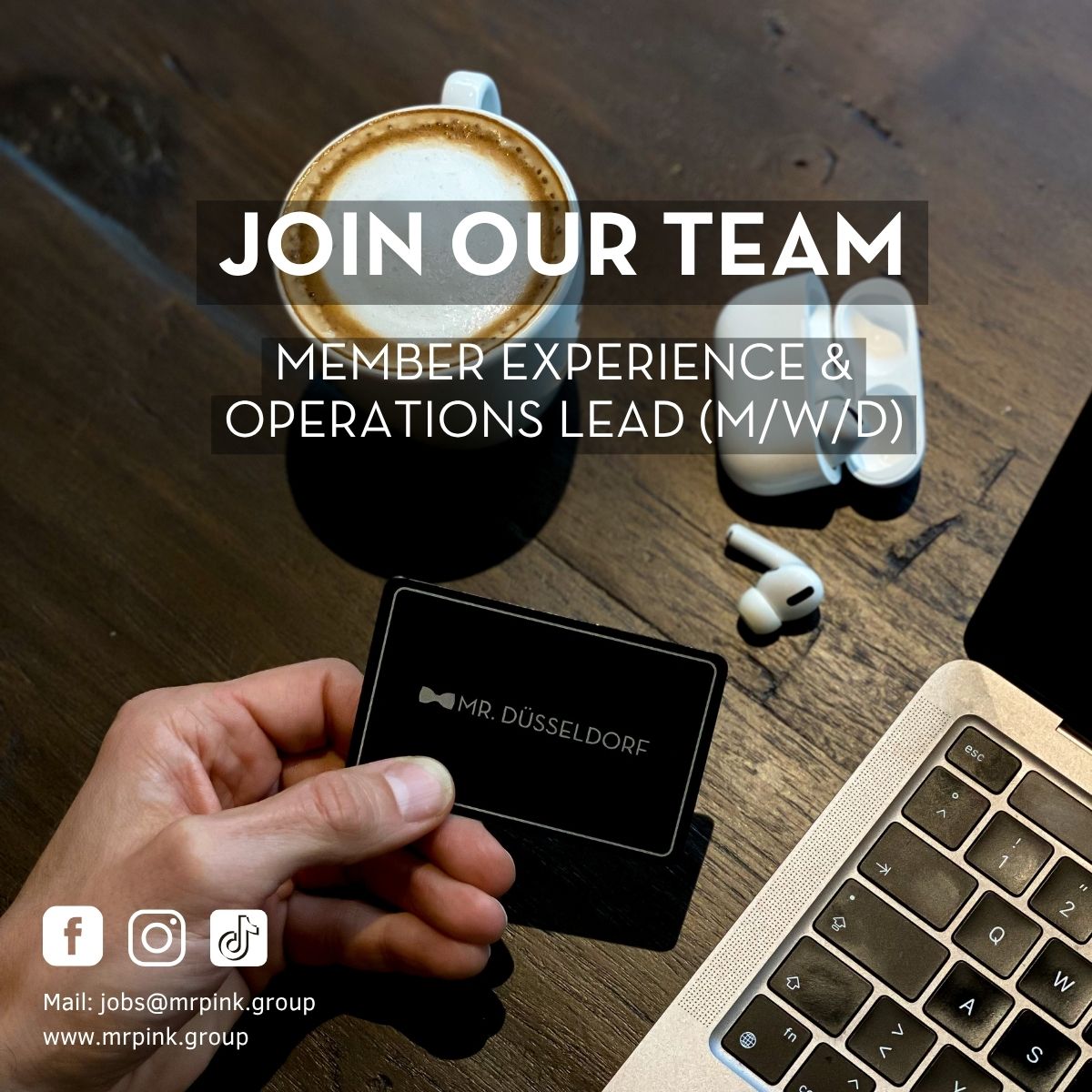Member Experience & Operations Lead